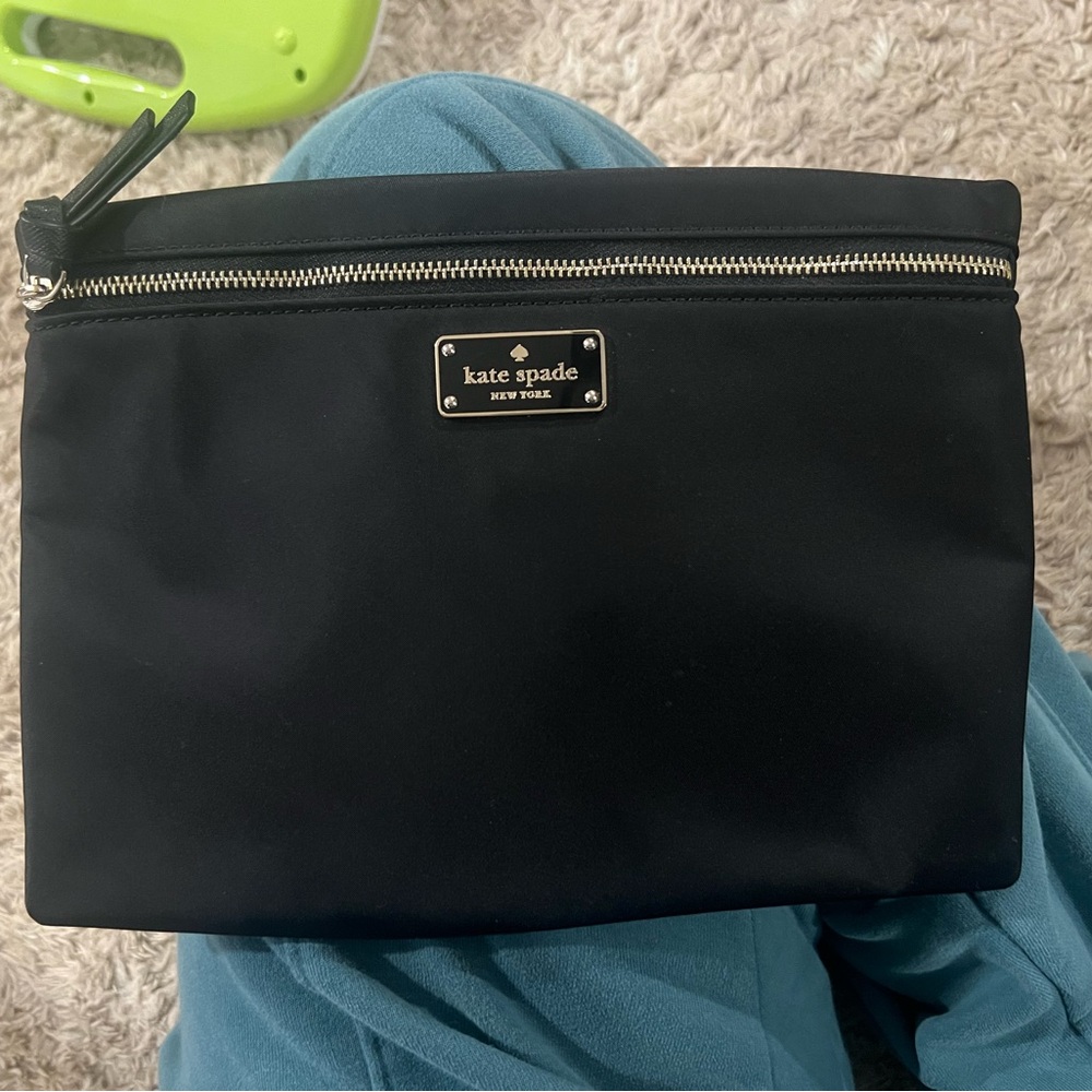 Kate spade cosmetic pouch, black